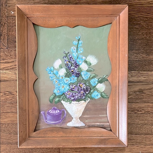 Vintage Other - Vintage Original Floral Painting
